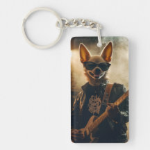 Cool Rocker Chihuahua T-Shirt - Vollgrafisches Git