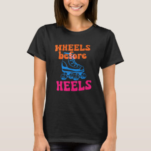 Cool Roller Skaten Skate Girl 1970s Retro 1 T-Shirt