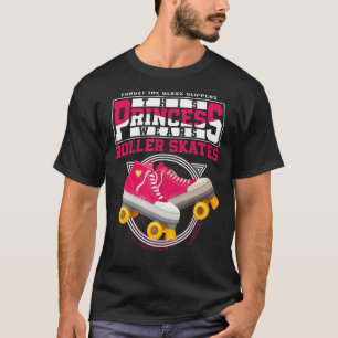 Cool Roller Skaten Skate Girl 1970s Retro T-Shirt