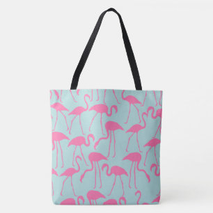 Cool rosa Flamingo-Muster Tasche