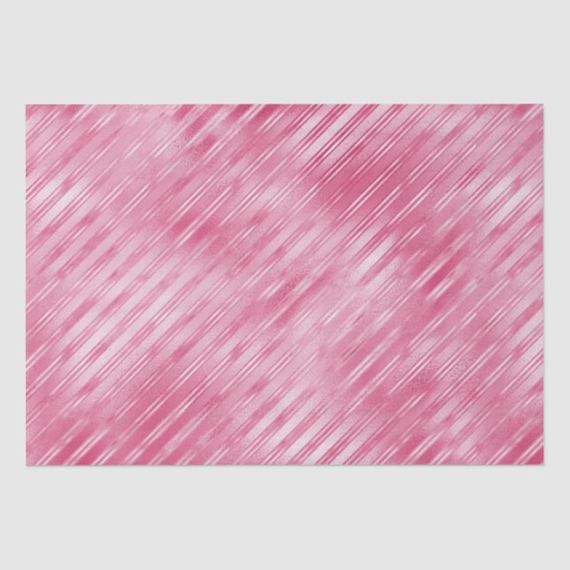 Cool rosa Streifen Seidenpapier (Vorderseite)