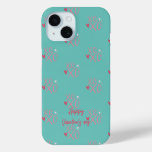 Cool rosa "XOXO" Herzlich Willkommen am Valentinst Case-Mate iPhone Hülle