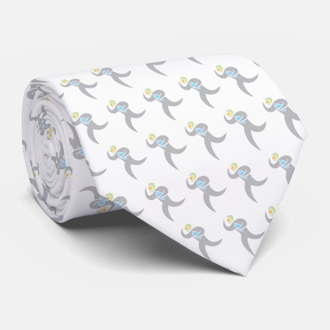 Cool Rugby Player | American Football Pattern Krawatte (Gerollt)