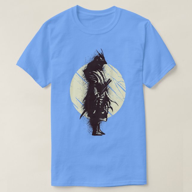 Cool Samurai Warrior Backside T-Shirt Copie (Design devant)