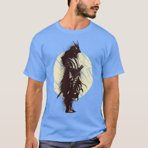 Cool Samurai Warrior Backside T-Shirt Copie