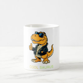 Cool Saurus Funny T rex Dinosaur auf Kaffeetasse