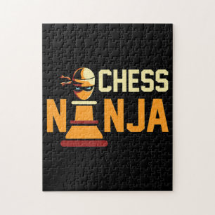 Cool Schach Ninja Schach Liebhaber Geschenk