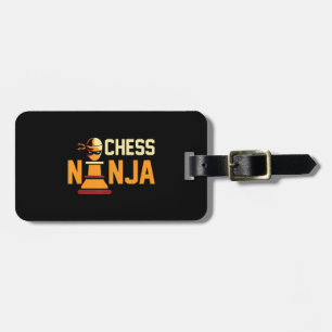 Cool Schach Ninja Schach Liebhaber Geschenk Gepäckanhänger
