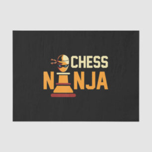 Cool Schach Ninja Schach Liebhaber Geschenk Seidenpapier