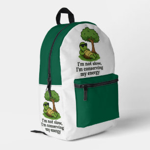 Cool-Schildkrötenkleber Bedruckter Rucksack
