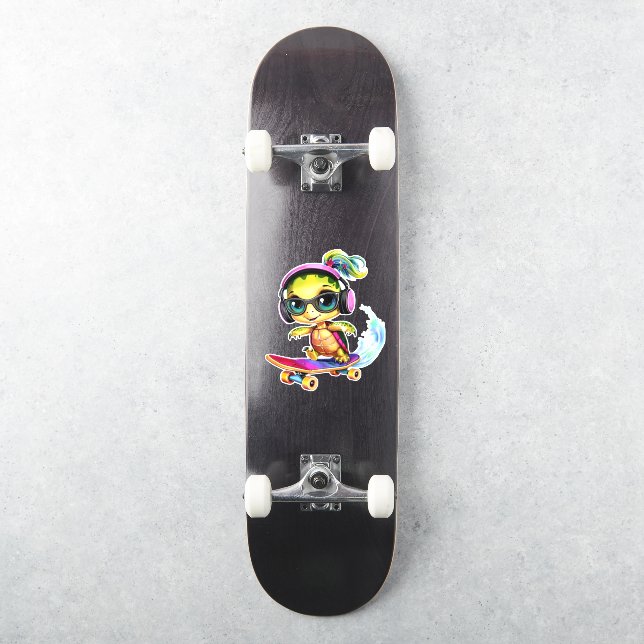 Cool-Schildkrötenpanzer Aufkleber (Skateboard)