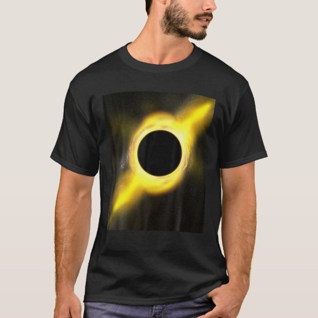 Cool Science Geek T Black Hole T-Shirt (Vorderseite)