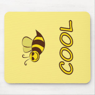 Cool sein, Bienengeschenke ,I Liebe Biene, Bienenz Mousepad
