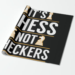 cool sein Schach nicht Schachbretter Schachbretter Geschenkpapier