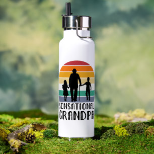 Cool sensationelles Opa-Wortkunst Trinkflasche