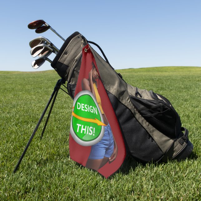 COOL ! Serviette de golf - Custom (Vert)