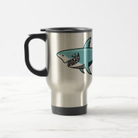 Cool Shark nom personnalisé tasses