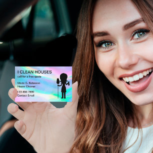 Cool Simple Maison Nettoyage Cartes de visite dome