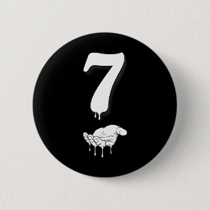 Cool Six Seven 6 7 Meme Gen Alpha Slang Kostüm Ma Button