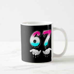 Cool Six Seven 6 7 Meme Gen Alpha Slang Kostüm Ma Kaffeetasse