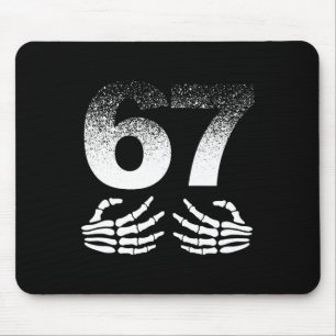 Cool Six Seven Gen Alpha Slang Beliebtes Meme Tren Mousepad