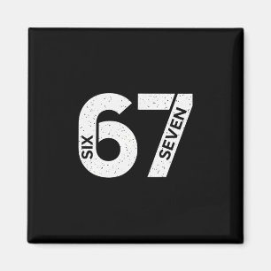 Cool Six Seven Zahl Gen Alpha Slang 6 7 Trend Magnet