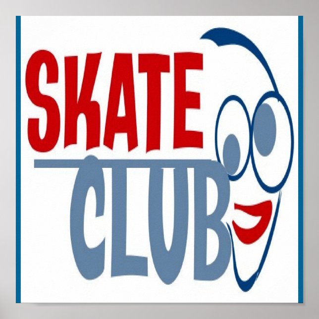 COOL SKATE CLUB POSTER (Vorne)