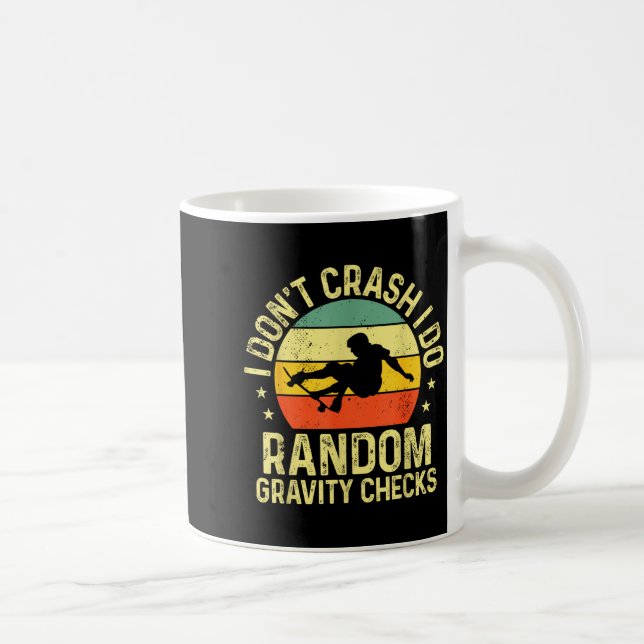 Cool Skateboard Art For Men Women Skateboarding Sk Kaffeetasse (Rechts)