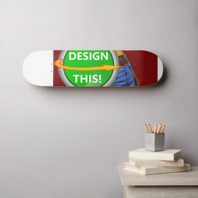COOL! Skateboard Deck - 8 1/4" - Custom (Wandkunst (Horz))