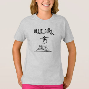 Cool Skateboarding Ollie T - Shirt. Ramp T-Shirt