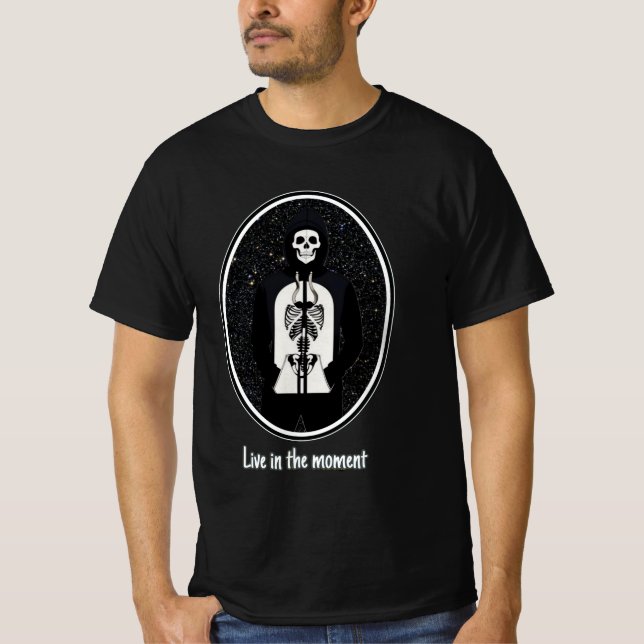 Cool Skeleton Hoodie T-Shirt (Vorderseite)