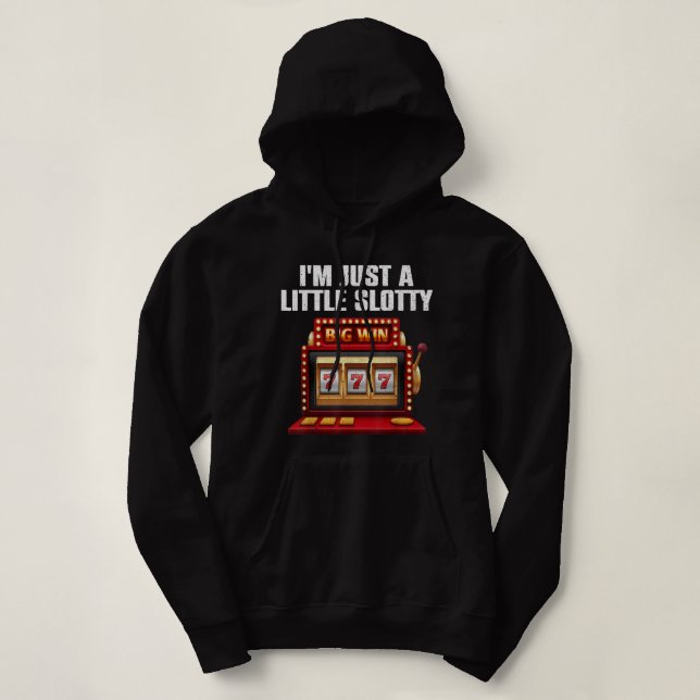 Cool Slot Machine Lovers Art For Men Women Casino  Hoodie (Design vorne)