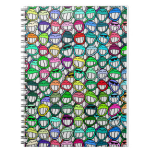 COOL SMILING FACES GRUPPE NOTIZBLOCK