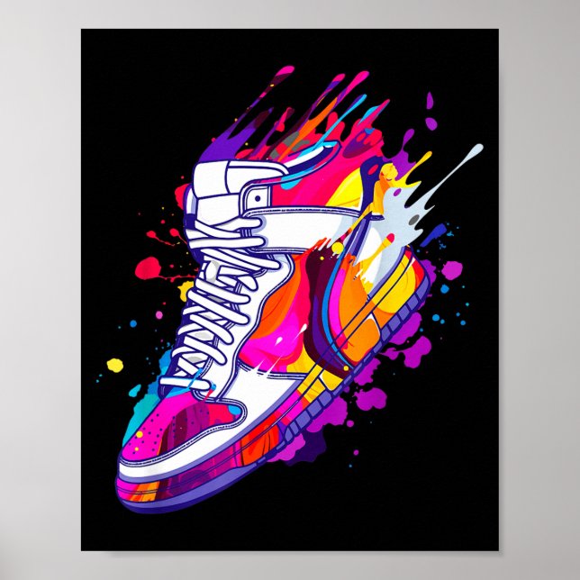 Cool Sneaker Design For Men Women Scute Ss Cute Ss Poster (Vorne)