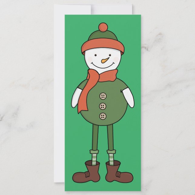 Cool Snowman Einladung (Vorderseite)
