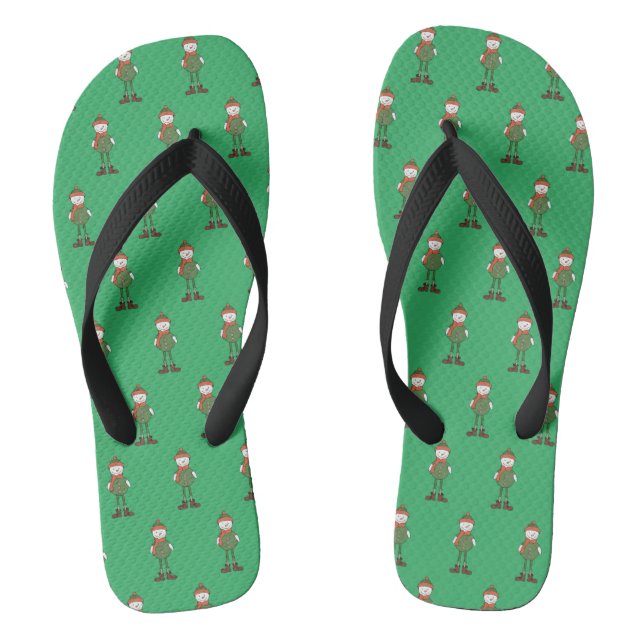 Cool Snowman Flip Flops (Fußbett)