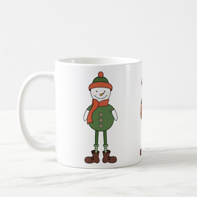 Cool Snowman Kaffeetasse (Links)