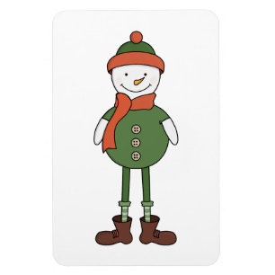 Cool Snowman Magnet