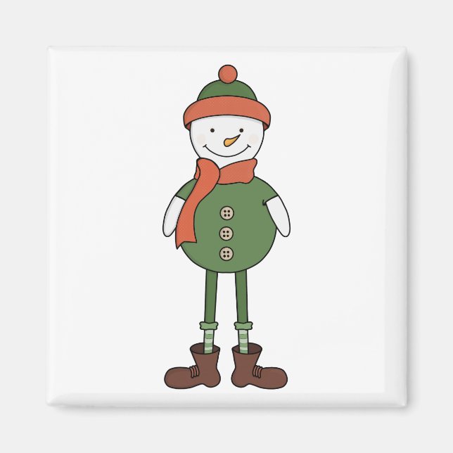 Cool Snowman Magnet (Vorne)