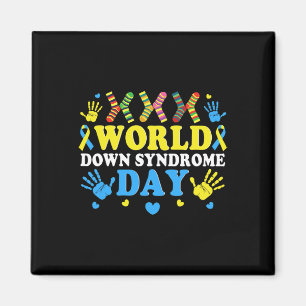Cool Socks World Down Syndrome Awareness Supporter Magnet