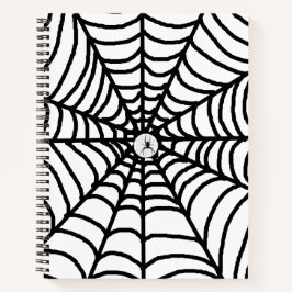Cool Spider Web Spiral Notebook Notizbuch