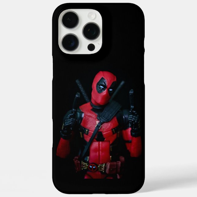 Cool-Spielzeugfotografie Anti-Held iPhone 16 Pro Max Hülle (Rückseite)