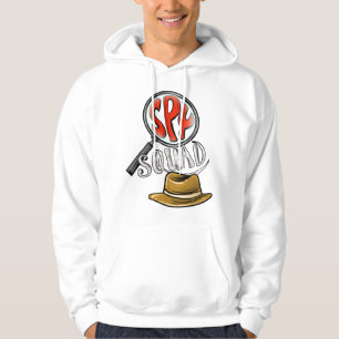 Cool Spionage Squad Kids Funny Secret Agent Group  Hoodie