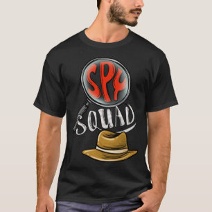 Cool Spionage Squad Kids Funny Secret Agent Group  T-Shirt