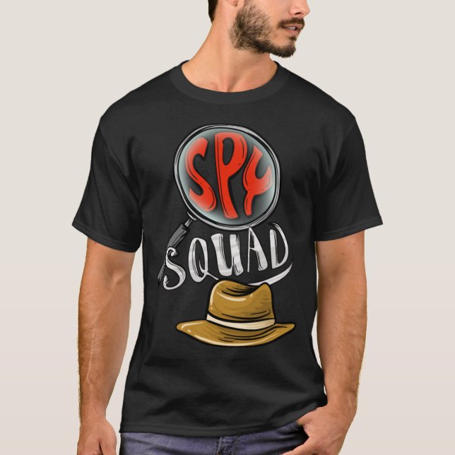 Cool Spionage Squad Kids Funny Secret Agent Group  T-Shirt (Vorderseite)