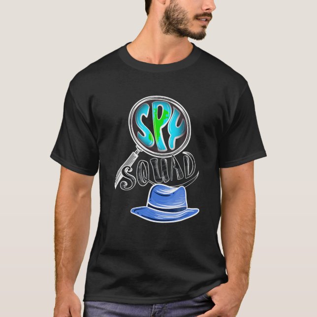 Cool Spionage Squad Kids Funny Secret Agent Group  T-Shirt (Vorderseite)