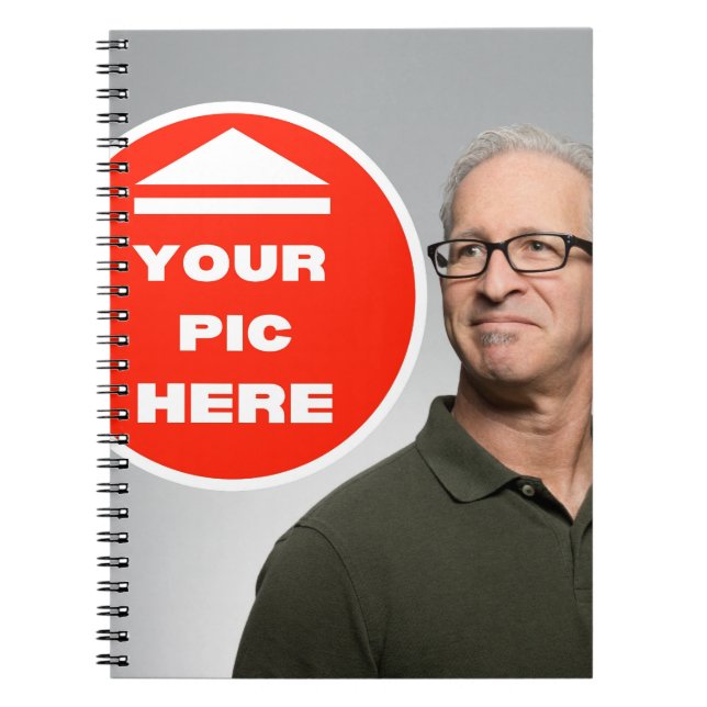 Cool! Spiral-Foto-Notebook - Personalisiert Notizblock (Vorderseite)