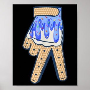 Cool Sport Baseball Zuhause Plate Tropfen mit Spri Poster
