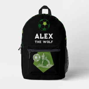 Cool Sports Soccer Ball Player Kinderschule Bedruckter Rucksack