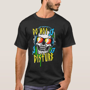 Cool stören nicht das Hören von Musikkutschenspiel T-Shirt